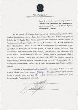 ABIMAEL RONDON DO NASCIMENTO - Termo de compromisso e posse