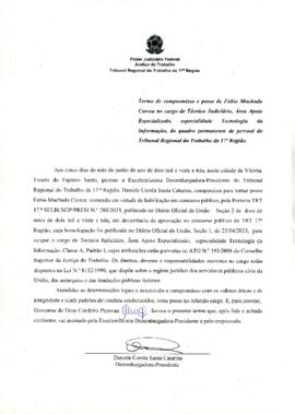 FABIO MACHADO CORREA - Termo de compromisso e posse