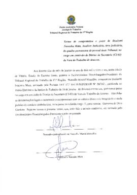 DONIZETTI NORONHA MAIA - Termo de compromisso e posse - Diretor