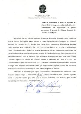 ELISSONIA REZENDE POTIN - Termo de compromisso e posse